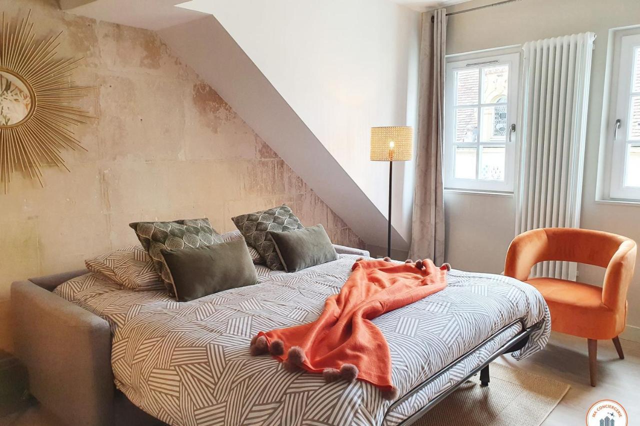 La Plume De Malherbe - Parking - Coup De Coeur Apartment ก็อง ภายนอก รูปภาพ