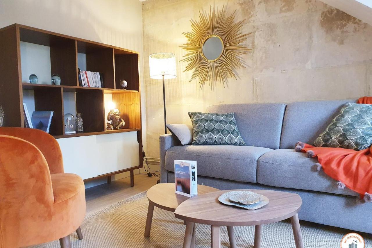 La Plume De Malherbe - Parking - Coup De Coeur Apartment ก็อง ภายนอก รูปภาพ