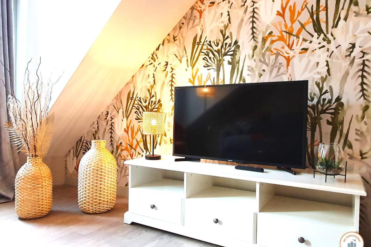 La Plume De Malherbe - Parking - Coup De Coeur Apartment ก็อง ภายนอก รูปภาพ